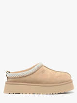 Tazz Ii Met Platformzool Uit Leder Ugg Beige women 1174471